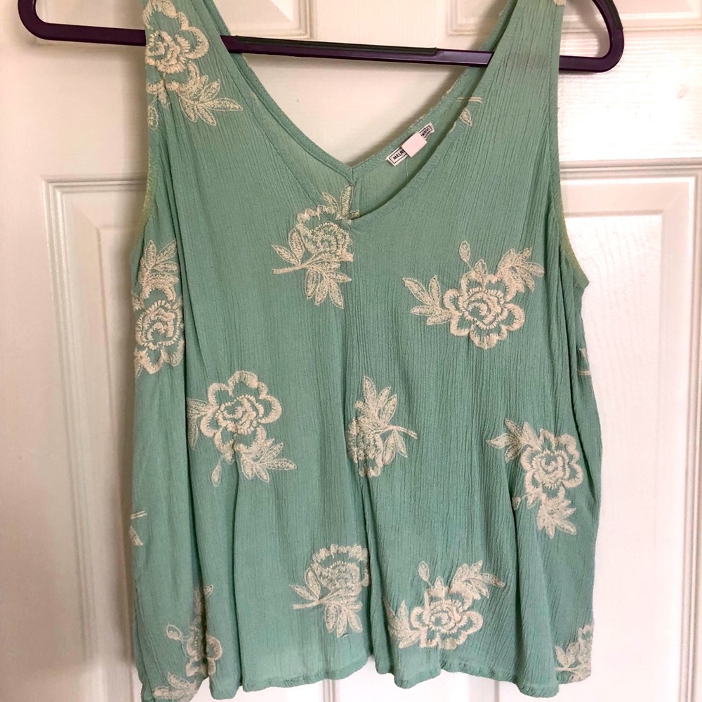 Floral tank top
